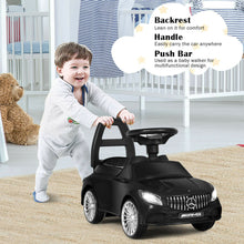 Load image into Gallery viewer, Gymax Licensed Mercedes Benz Kids Ride On Push Car Gliding Scooter w/Light&Music Black