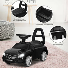 Load image into Gallery viewer, Gymax Licensed Mercedes Benz Kids Ride On Push Car Gliding Scooter w/Light&Music Black