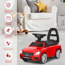 Load image into Gallery viewer, Gymax Licensed Mercedes Benz Kids Ride On Push Car Gliding Scooter w/Light&Music Red