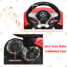 Load image into Gallery viewer, Gymax Licensed Mercedes Benz Kids Ride On Push Car Gliding Scooter w/Light&Music Red