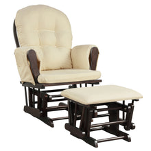 Load image into Gallery viewer, Gymax Baby Nursery Relax Rocker Rocking Chair Glider & Ottoman Set w/ Cushion