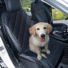 Load image into Gallery viewer, Gymax Black Waterproof Pet Front Seat Cover For Cars Nonslip Rubber Backing w/ Anchor