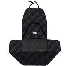 Load image into Gallery viewer, Gymax Black Waterproof Pet Front Seat Cover For Cars Nonslip Rubber Backing w/ Anchor