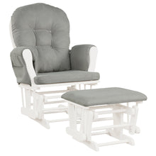 Load image into Gallery viewer, Gymax Baby Nursery Relax Rocker Rocking Chair Glider & Ottoman Set w/ Cushion