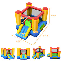 Load image into Gallery viewer, Gymax Kids Inflatable Bouncer Bounce House Jumping Area Slide Without Blower