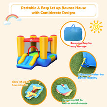 Load image into Gallery viewer, Gymax Kids Inflatable Bouncer Bounce House Jumping Area Slide Without Blower