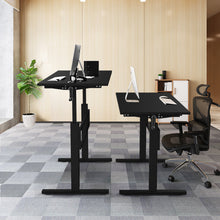 Load image into Gallery viewer, Gymax Standing Desk Height Adjustable Sit to Stand Workstation w/Crank Handle Black