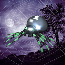 Load image into Gallery viewer, Gymax 6FT Halloween Inflatable Blow-Up Spider w/ LED Lights Outdoor Yard Decoration
