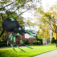 Load image into Gallery viewer, Gymax 6FT Halloween Inflatable Blow-Up Spider w/ LED Lights Outdoor Yard Decoration