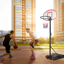 Load image into Gallery viewer, Gymax Basketball System Hoop Stand Backboard w/ Adjustable Height Wheels