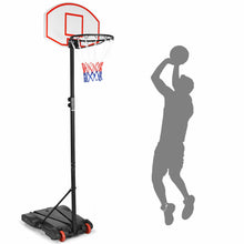 Load image into Gallery viewer, Gymax Basketball System Hoop Stand Backboard w/ Adjustable Height Wheels