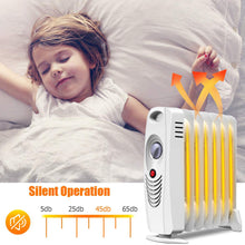 Load image into Gallery viewer, Gymax 700W Oil Filled Space Heater Radiator w/ Adjustable Thermostat Home Office