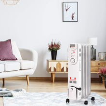 Load image into Gallery viewer, Gymax 1500W Oil Filled Radiator Space Heater w/ Adjustable Thermostat Home Office