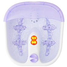 Load image into Gallery viewer, Gymax Foot Spa Massager w/ 4 Massage Rollers Heat Bubble Red Light Stress Relief