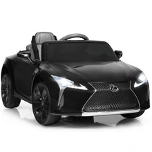 Load image into Gallery viewer, Gymax 12V Licensed Lexus LC500 Kids Ride On Car w/ MP3 Remote Control Black/Red/White