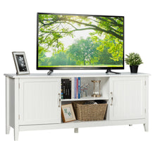 Load image into Gallery viewer, Gymax TV Stand Entertainment Media Center for TV's up to 65'' w/Storage Cabinets White