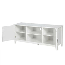 Load image into Gallery viewer, Gymax TV Stand Entertainment Media Center for TV's up to 65'' w/Storage Cabinets White