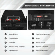 Load image into Gallery viewer, Gymax 12V Electric Kids Ride On Car ATV 4-Wheeler Quad w/ Music LED Light Black