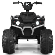 Load image into Gallery viewer, Gymax 12V Electric Kids Ride On Car ATV 4-Wheeler Quad w/ Music LED Light Black