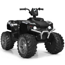 Load image into Gallery viewer, Gymax 12V Electric Kids Ride On Car ATV 4-Wheeler Quad w/ Music LED Light Black