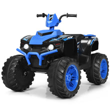 Load image into Gallery viewer, Gymax 12V Electric Kids Ride On Car ATV 4-Wheeler Quad w/ Music LED Light Navy