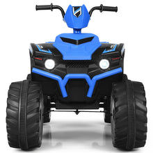 Load image into Gallery viewer, Gymax 12V Electric Kids Ride On Car ATV 4-Wheeler Quad w/ Music LED Light Navy