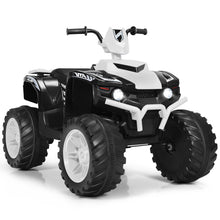 Load image into Gallery viewer, Gymax 12V Electric Kids Ride On Car ATV 4-Wheeler Quad w/ Music LED Light White