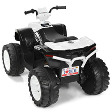Load image into Gallery viewer, Gymax 12V Electric Kids Ride On Car ATV 4-Wheeler Quad w/ Music LED Light White