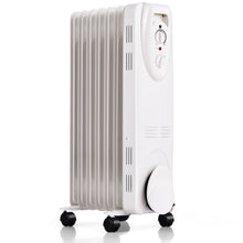 Load image into Gallery viewer, Gymax 1500W Portable Oil Filled Radiator Space Heater Home Office w/ Wheels