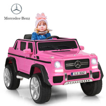 Load image into Gallery viewer, Gymax 12V Licensed Mercedes-Benz Kids Ride On Car RC Motorized Vehicles w/ Trunk