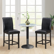 Load image into Gallery viewer, Gymax Set of 2 Bar Stools 25inch Counter Height Barstool Pub Chair w/Rubber Wood Legs