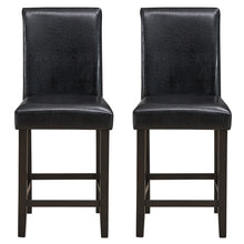 Load image into Gallery viewer, Gymax Set of 2 Bar Stools 25inch Counter Height Barstool Pub Chair w/Rubber Wood Legs