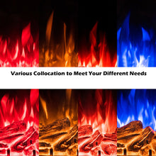 Load image into Gallery viewer, Gymax 26'' Electric Fireplace Embedded Insert Heater 750W/1500W w/ Remote Control