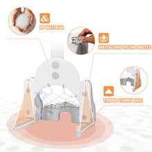 Load image into Gallery viewer, Gymax 3 in 1 Kids Basketball Hoop Set Adjustable Sports Activity Center w/ Balls White