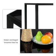 Load image into Gallery viewer, Gymax 7 PCS Kitchen Dining Table Set Breakfast Furniture w/ Glass Top Padded Chair