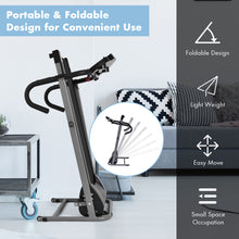 Load image into Gallery viewer, Gymax Folding Treadmill 1100W Electric Motorized Running Jogging Walking Machine