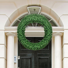 Load image into Gallery viewer, Gymax 48'' Pre-Lit Artificial Christmas Wreath Holiday Decoration w/ LED Lights