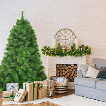 Load image into Gallery viewer, Gymax 6Ft Christmas Tree Artificial Hinged Tree w/ Metal Stand 586 Branch Tips