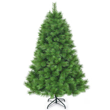 Load image into Gallery viewer, Gymax 6Ft Christmas Tree Artificial Hinged Tree w/ Metal Stand 586 Branch Tips