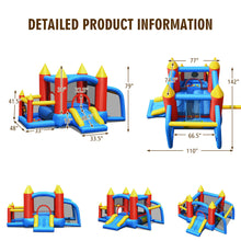 Load image into Gallery viewer, Gymax Kid Inflatable Bounce House Slide Jumping Castle w/Soccer Goal Ball Pit & Blower