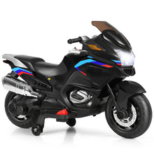 Load image into Gallery viewer, Gymax 12V Electric Kids Ride On Motorcycle w/ Training Wheels Red/Black/White