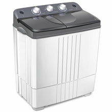 Load image into Gallery viewer, Gymax Portable Washing Machine Compact Twin Tub 20 lbs Capacity Washer Spinner