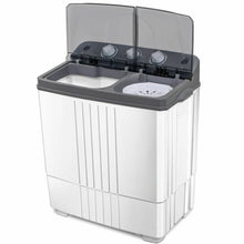 Load image into Gallery viewer, Gymax Portable Washing Machine Compact Twin Tub 20 lbs Capacity Washer Spinner
