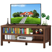 Load image into Gallery viewer, Gymax 3-Tier TV Stand Console Cabinet for TV's up to 45'' w/ Storage Shelves
