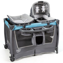 Load image into Gallery viewer, Gymax 4-in-1 Convertible Portable Baby Playard Newborn Napper w/ Toys & Music