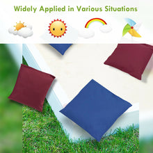 Load image into Gallery viewer, Gymax Weather Resistant Cornhole Bags Blue and Red Set 12 Beanbag Toss Game Sports