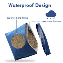 Load image into Gallery viewer, Gymax Weather Resistant Cornhole Bags Blue and Red Set 12 Beanbag Toss Game Sports