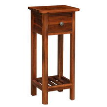 Load image into Gallery viewer, Gymax 2PCS 2 Tier End Bedside Sofa Side Table with Drawer Shelf Acacia Wood Nightstand