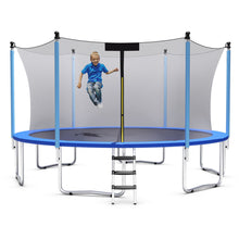 Load image into Gallery viewer, Gymax 12/14/15 ft Trampoline Combo Bounding Bed Trampoline w/ Ladder Enclosure Net