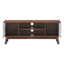 Load image into Gallery viewer, Gymax TV Stand Entertainment Media Center Console For TV's up to 50'' w/Cabinet White